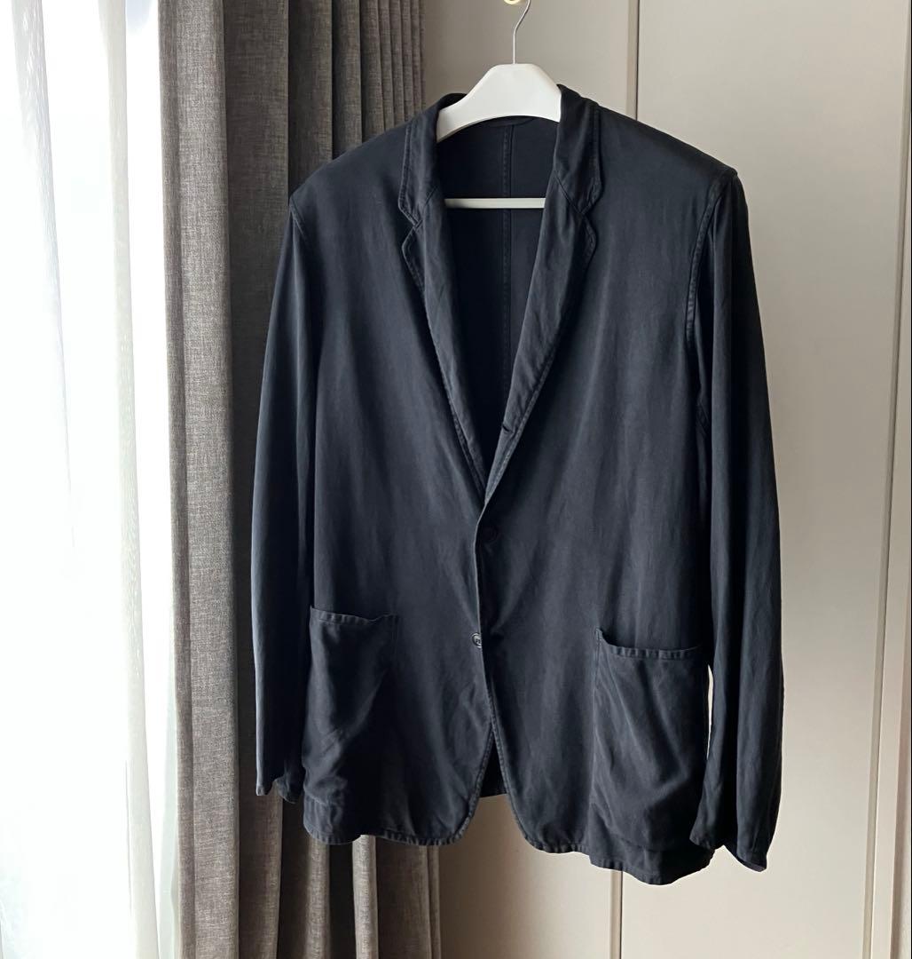 comoli 21AW シルクネル セットアップ フェードネイビー サイズ2