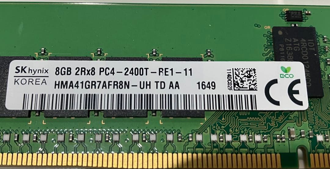SK hynix DDR4 メモリ2枚 16GB