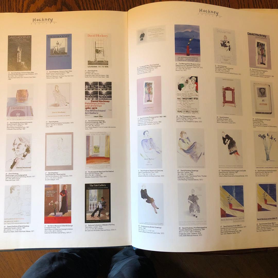 デヴィッドホックー　ポスターズ ISBN O-51 7-5658 4-6￼