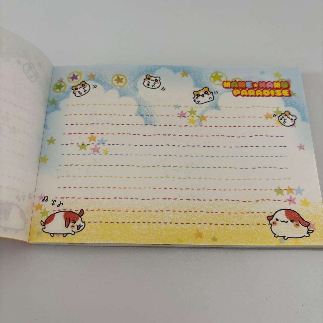 平成レトロ　マメハムパラダイス メモ帳　シール付き　まめいぬ　Sene