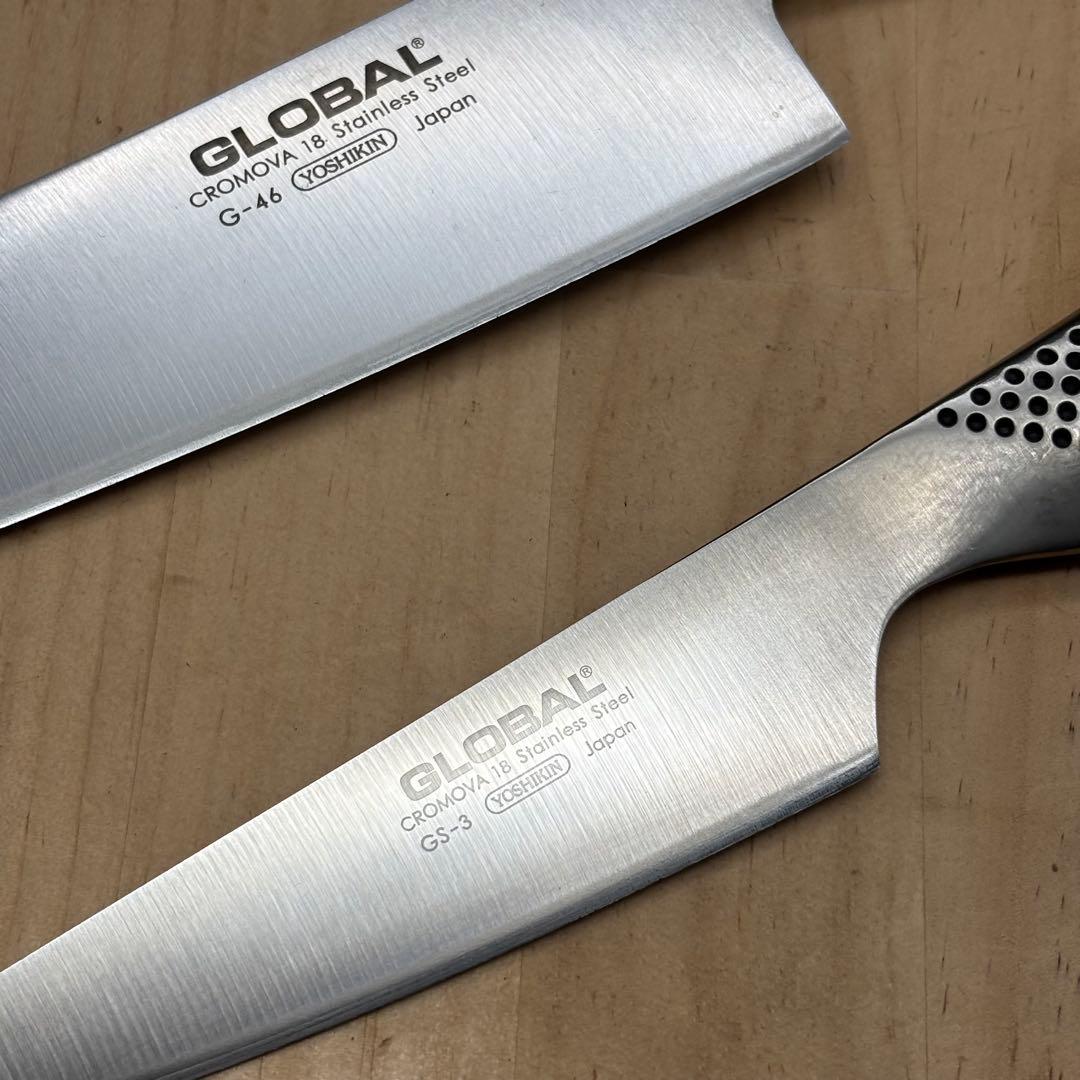 GLOBAL 包丁 2本セット G-46 GS-3