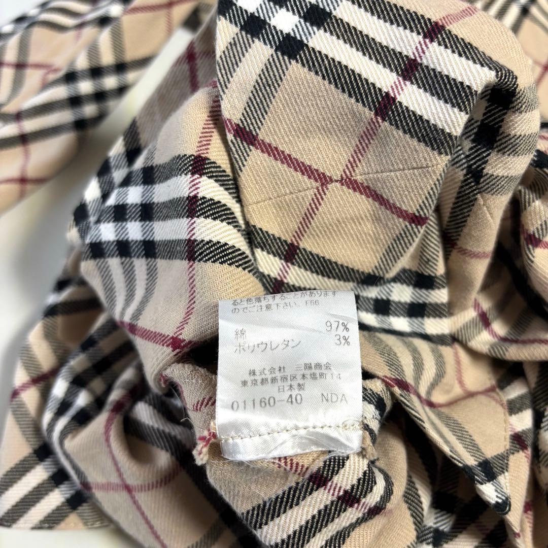 美品バーバリーブルーレーベルノヴァチェック総柄ワンピース正規品BURBERRY