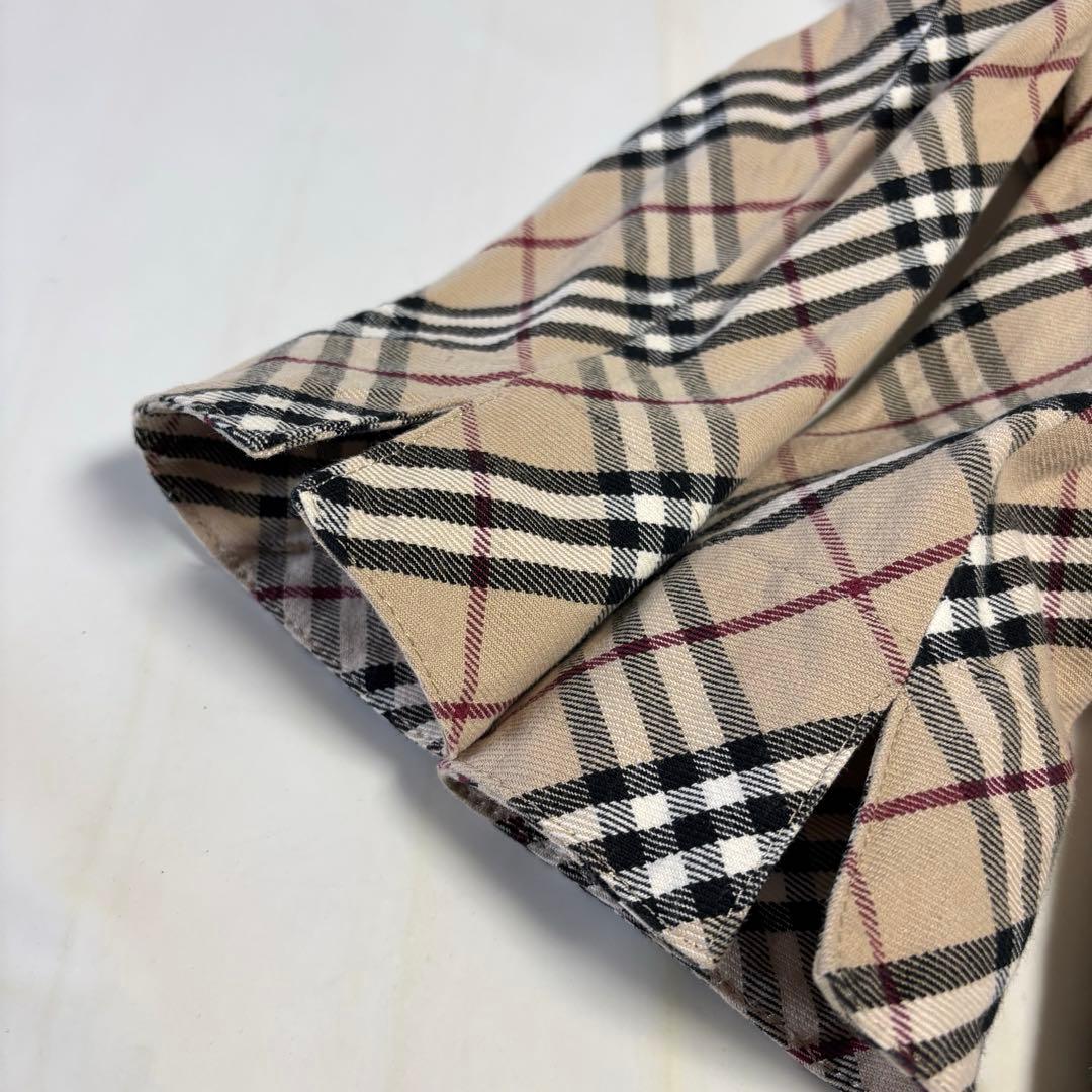 美品バーバリーブルーレーベルノヴァチェック総柄ワンピース正規品BURBERRY