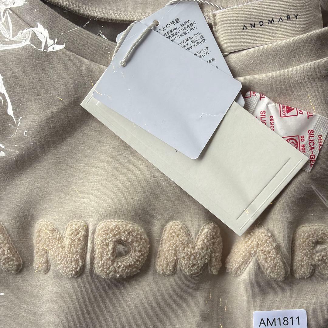 トップス BEIGE ANDMARY MARY LOGO TOPS 3/19