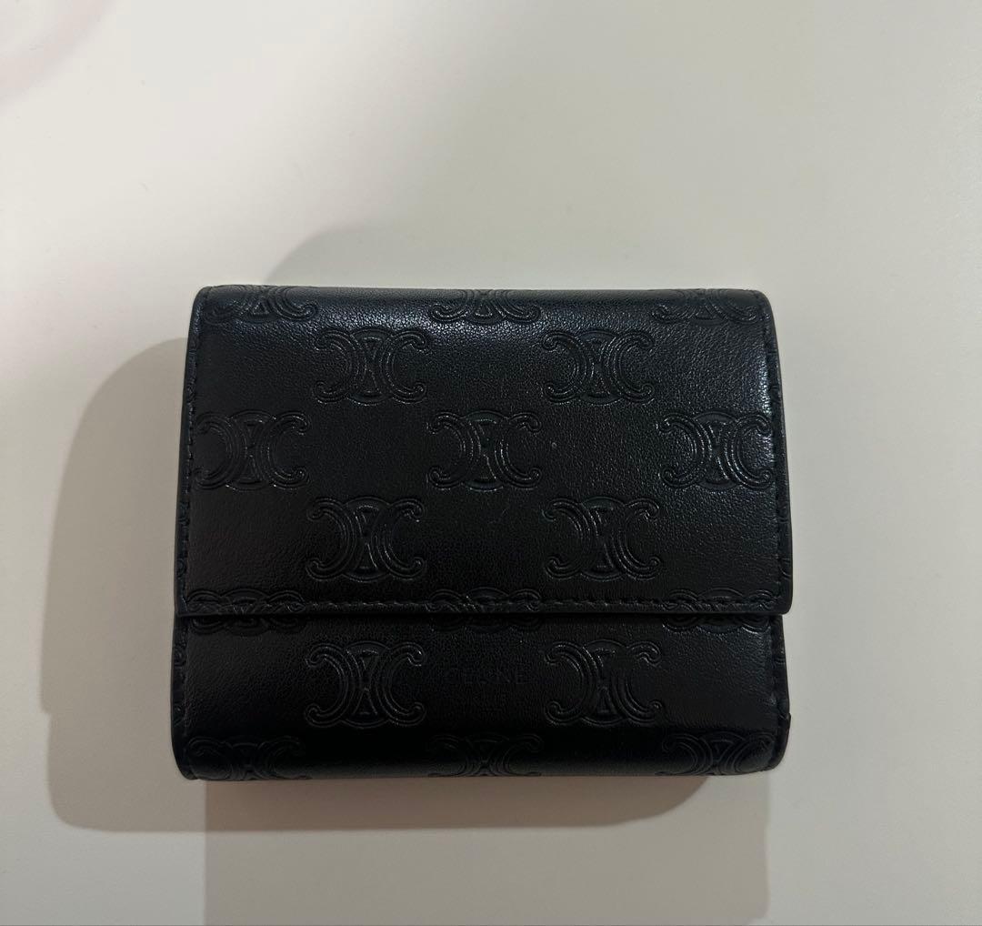 セリーヌ スモール トリフォードウォレット トリオンフ 財布