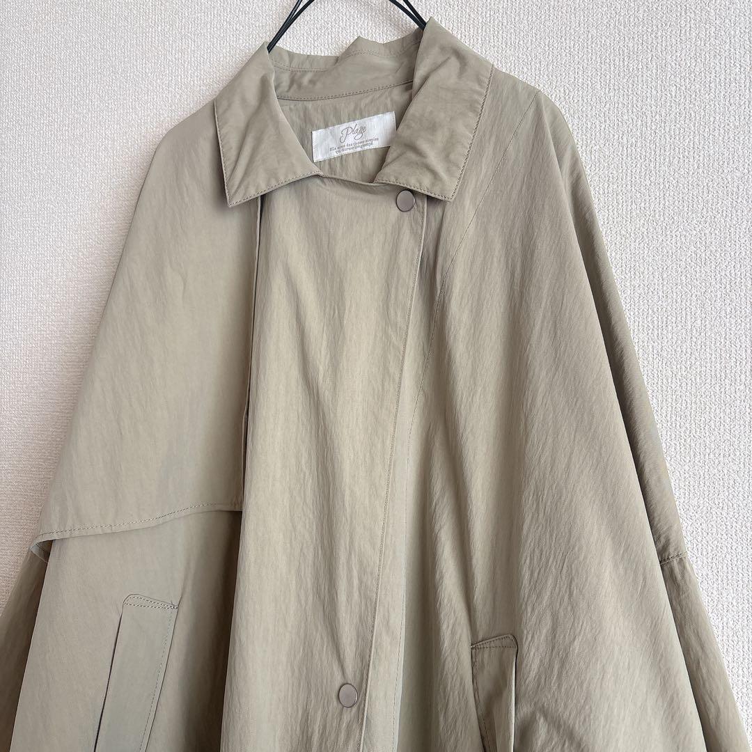 新品未使用　plage テントコート　カーキ　36 トレンチコート