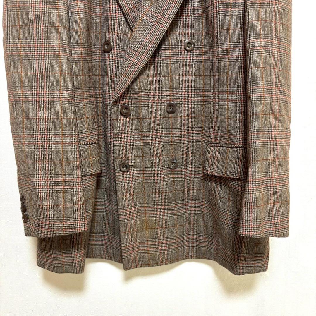 vintage スーツ ダブルジャケット パンツ ブラウン セットアップ菅田将暉