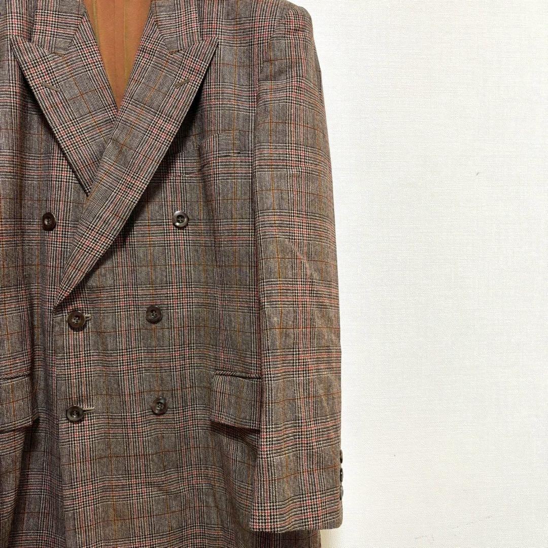 vintage スーツ ダブルジャケット パンツ ブラウン セットアップ菅田将暉