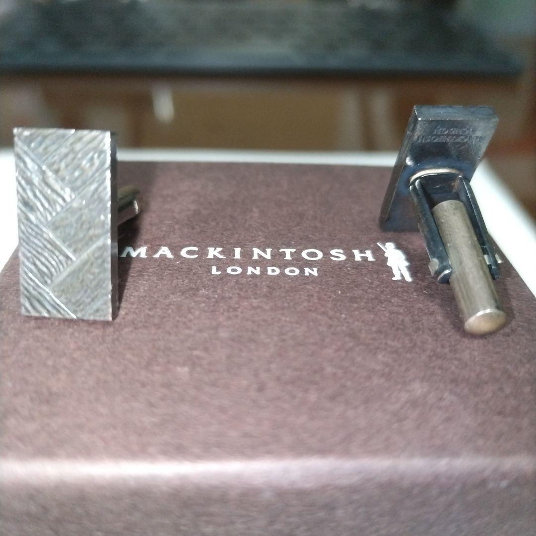 【未使用】MACKINTOSH LONDON カフリンクス シルバー 箱付き