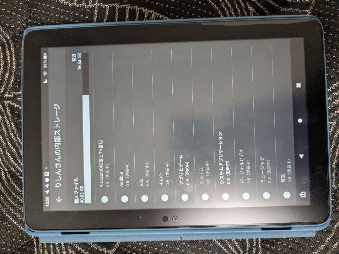 Amazon fire HD 8 タブレット