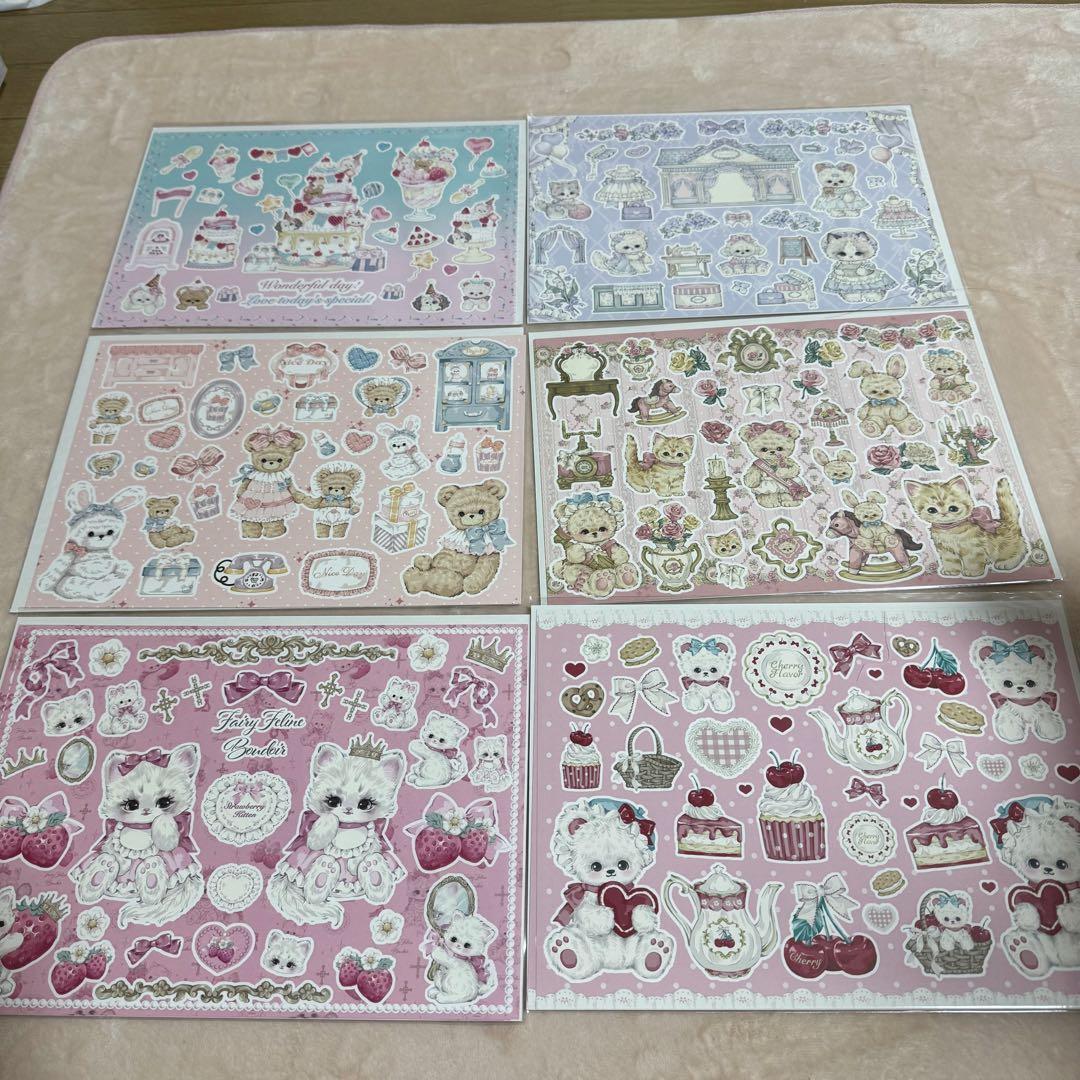 【中古】Cherish365 デザペ・ダイカットメモまとめ売り