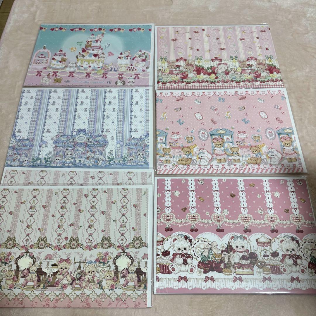 【中古】Cherish365 デザペ・ダイカットメモまとめ売り