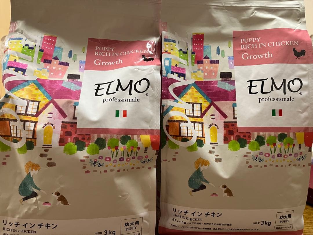 ELMO リッチインチキン 幼犬用 3kg 2袋