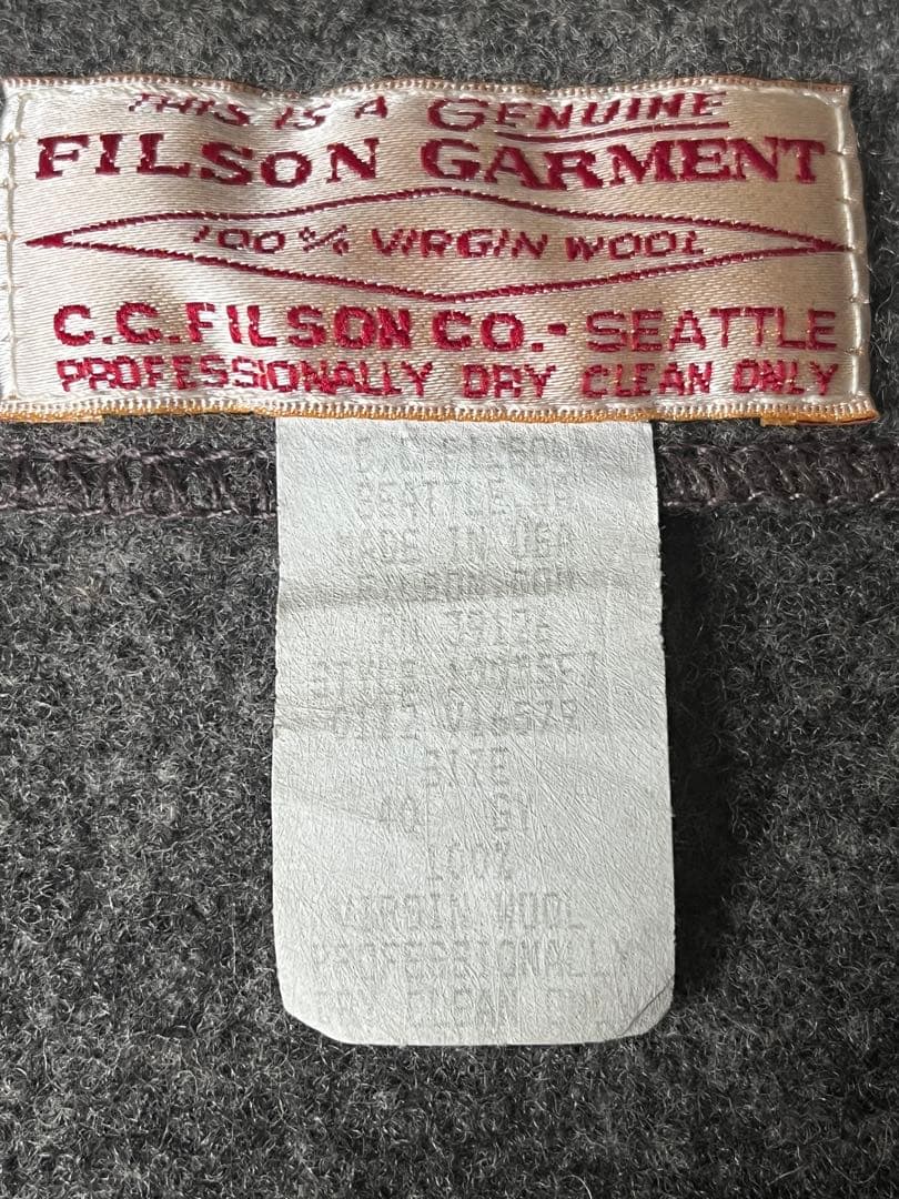 FILSON GARMENT ベスト　40