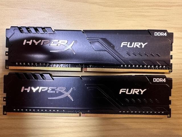 【中古動作品おまけ付】キングストン DDR4 2666MHz 8GBx2枚