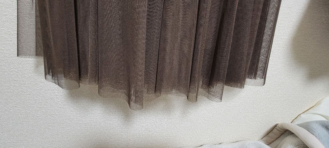 Spick&Span チュールスカート　ブラウン36