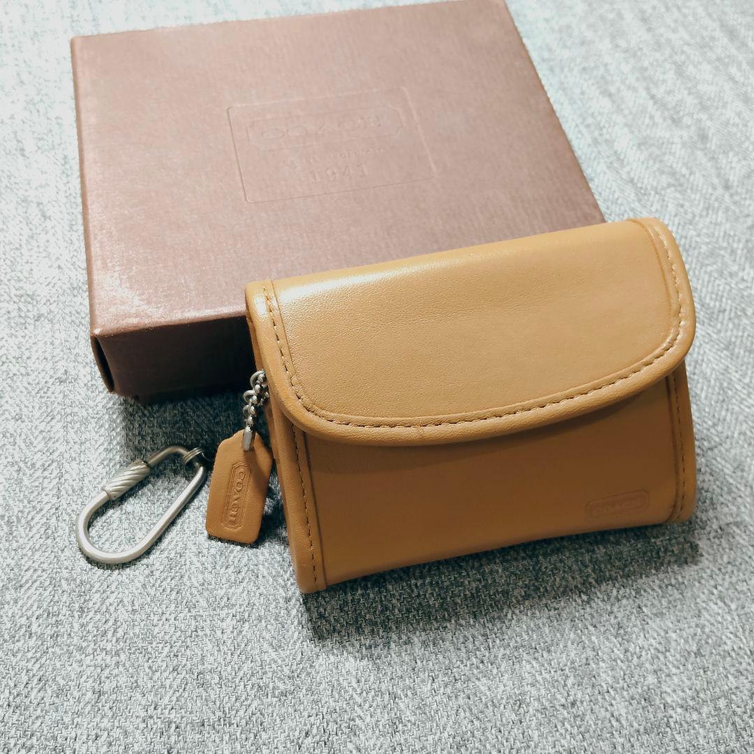 希少 オールドコーチ ケース 財布 コンパクト 美品