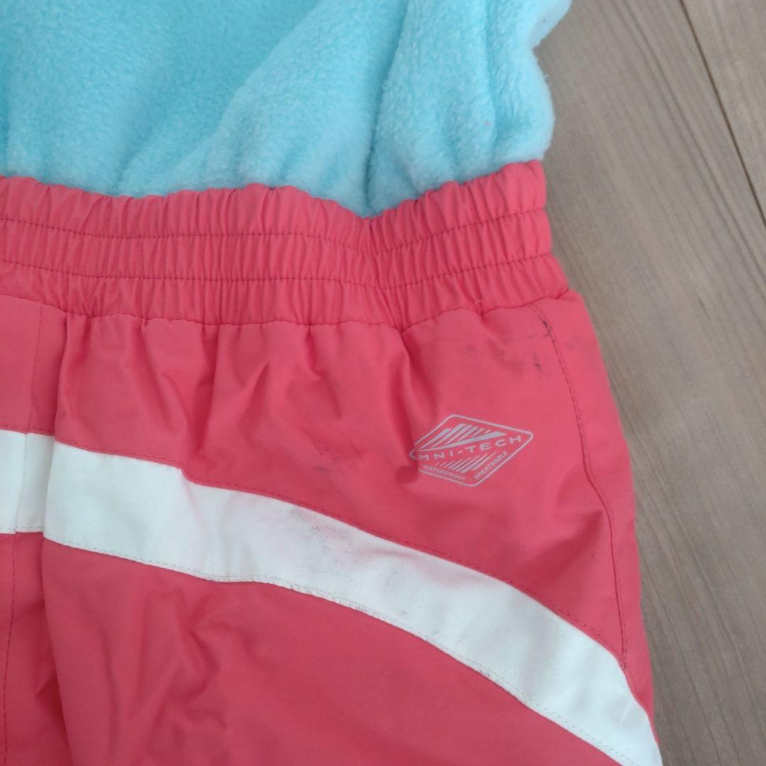Columbia 子供用スキーウェアセット ピンク