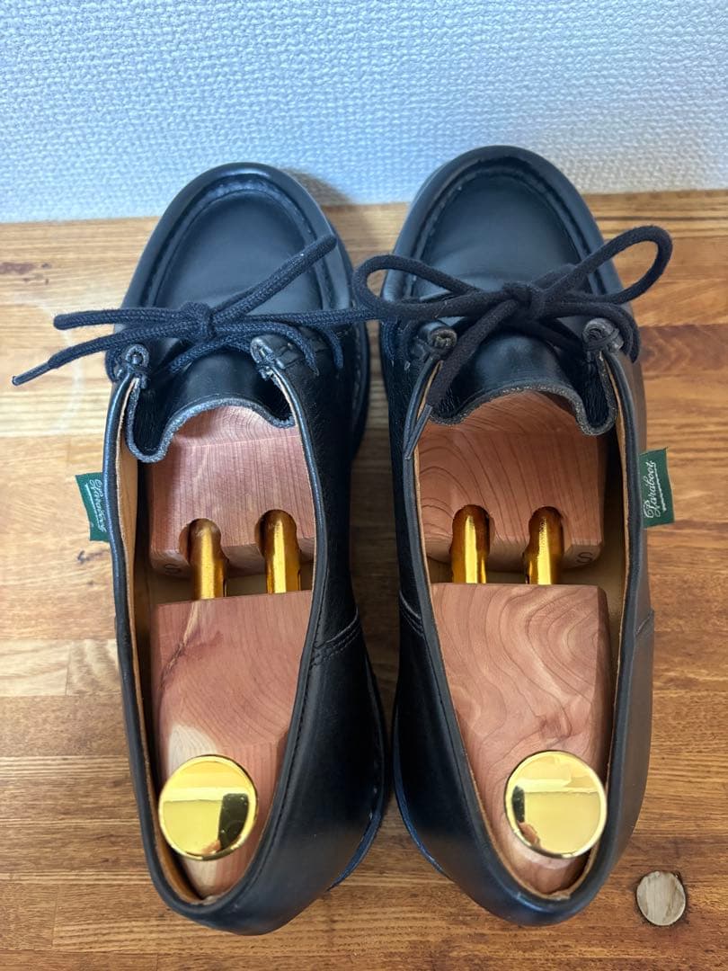 パラブーツ ミカエル paraboot Marche 39.5ブラック 黒