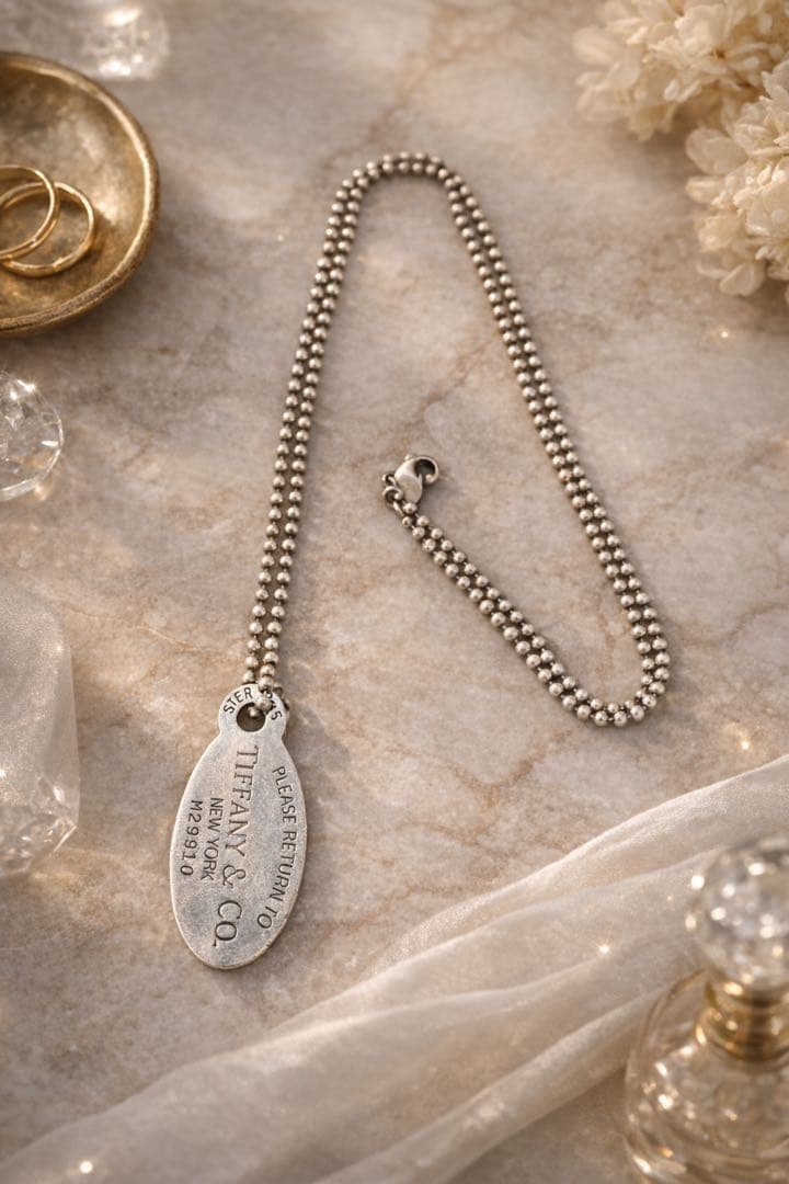 Tiffany ヴィンテージ　ネックレス　ロングチェーンセット