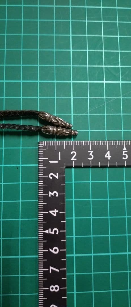summerプロフィール確認クロムハーツローラーネックレス　革紐チップ付
