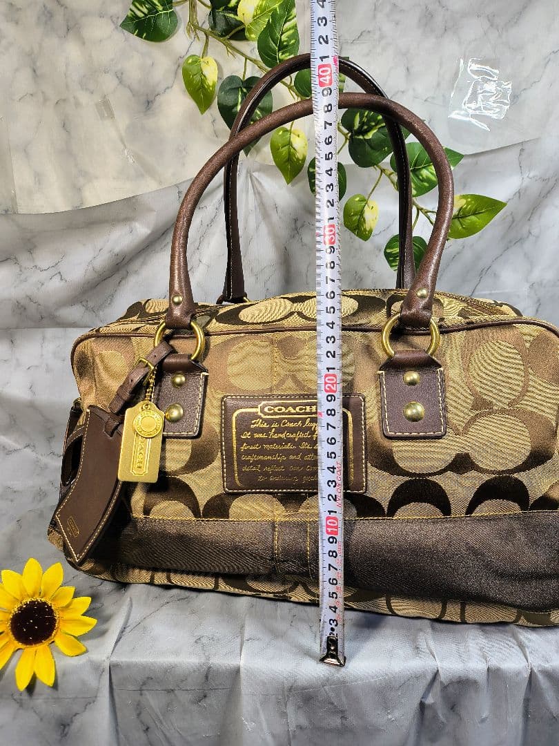 ✨COACH✨ボストンバッグ✨大容量✨ F77179✨可愛い✨金金具