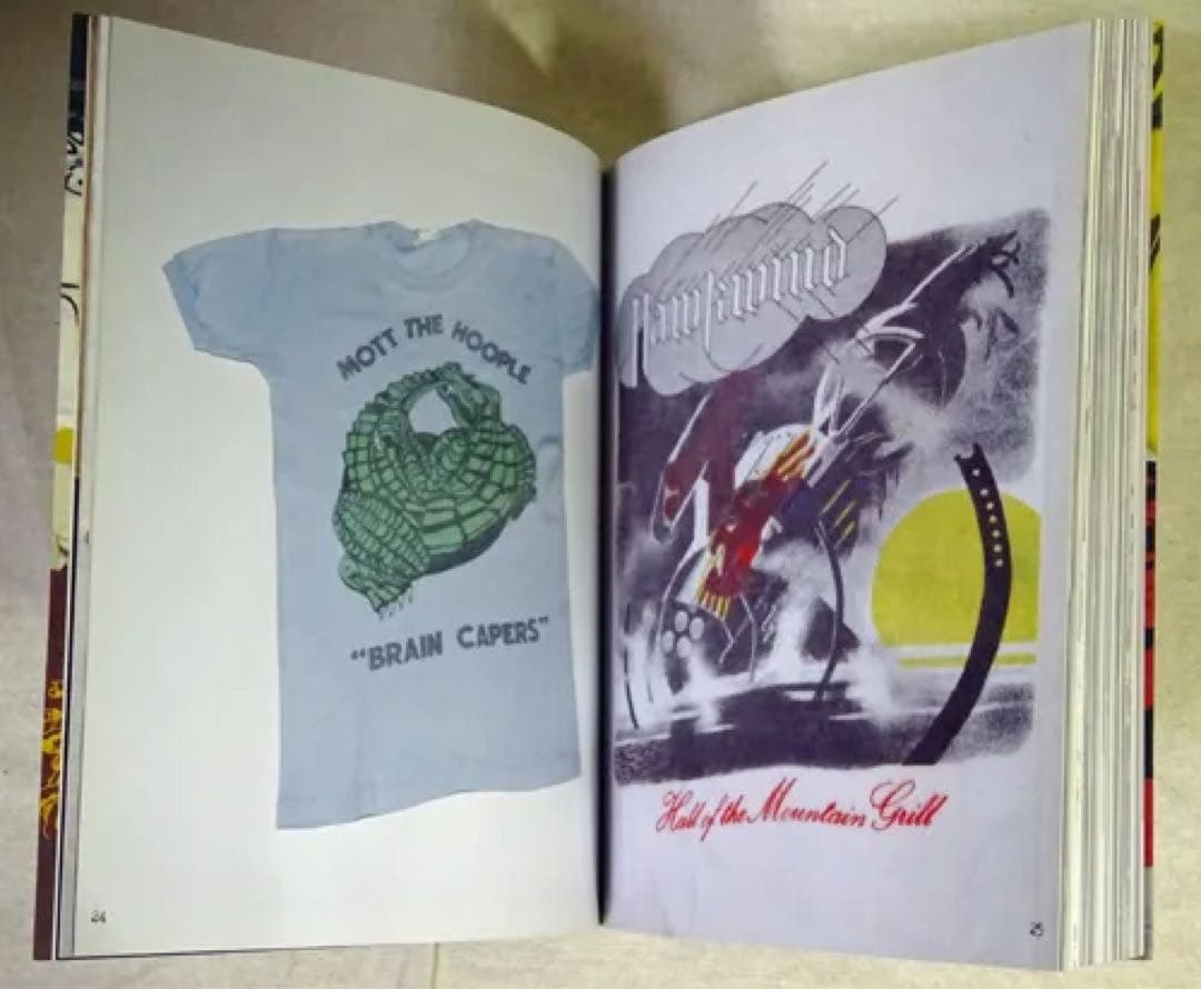 vintage rock tshirts 洋書
