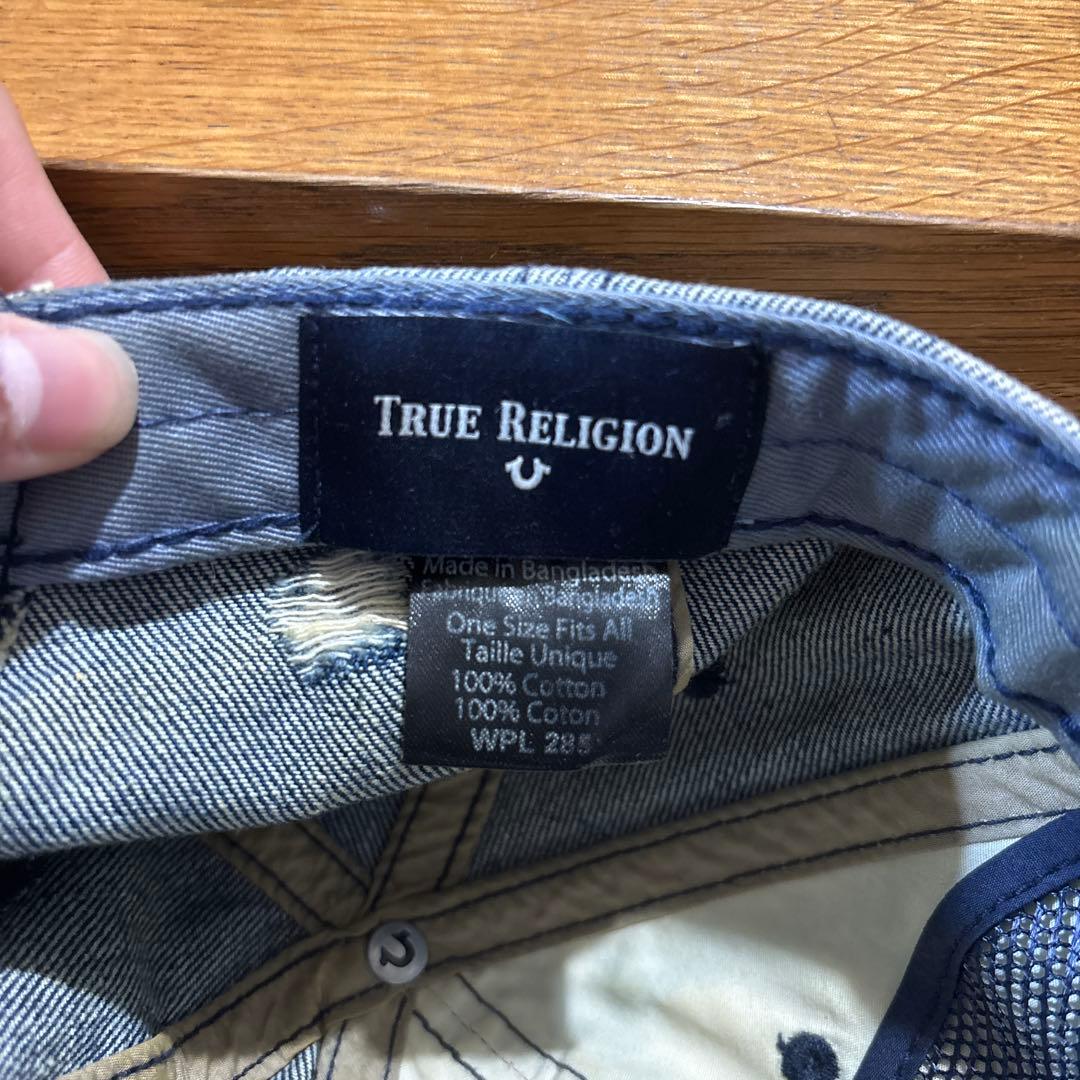 True religion グラデーションデニムキャップ