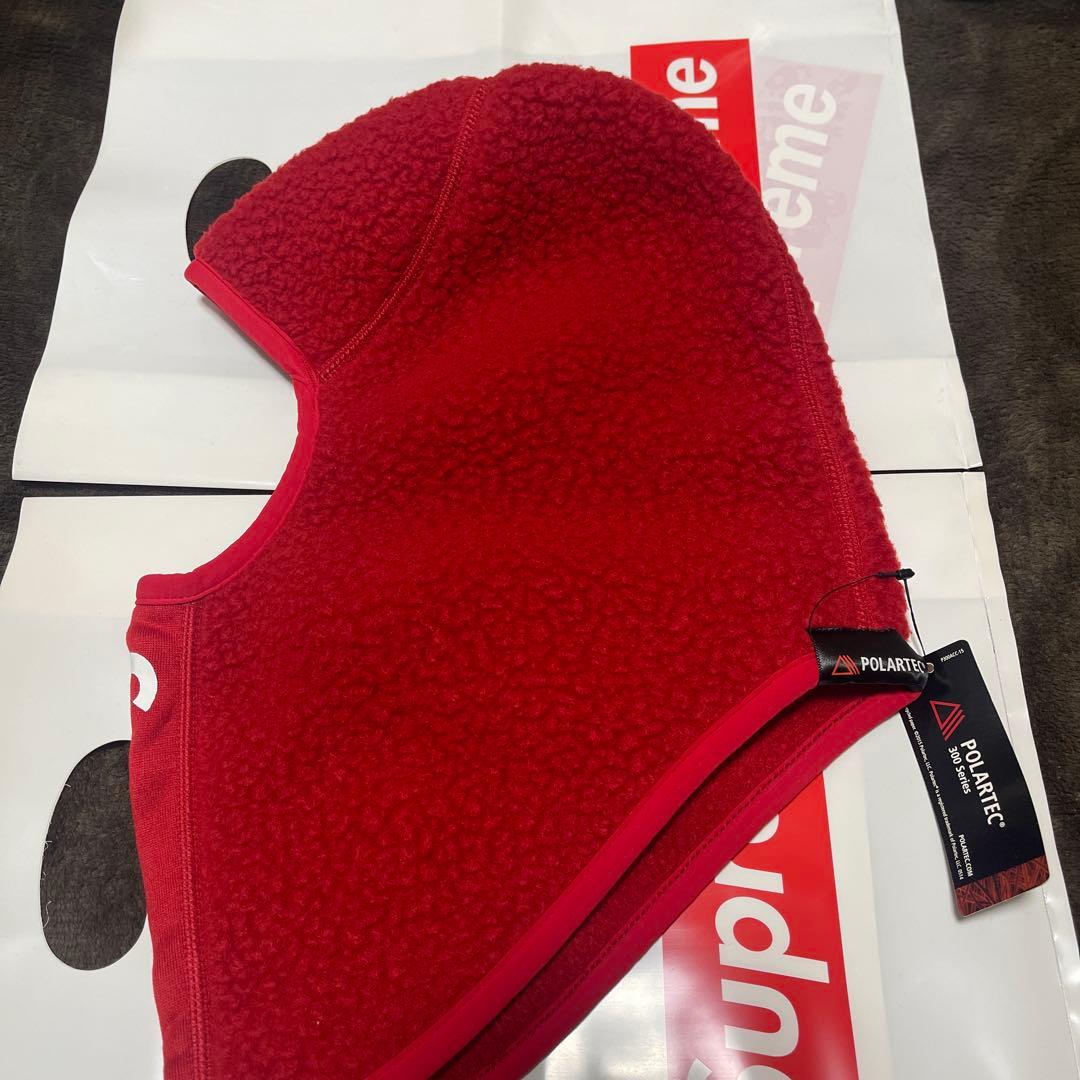 Supreme Polartec Deep Pile Balaclava 赤