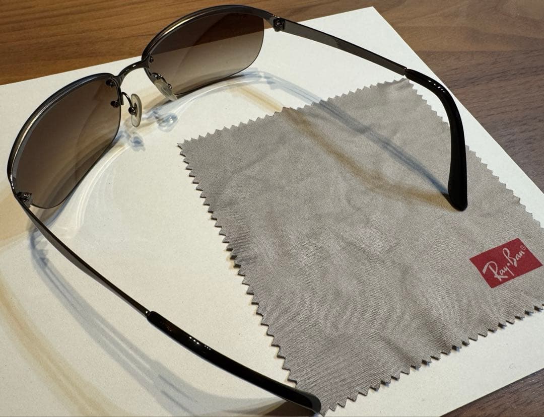 Ray-Ban サングラス RB3489 シャーリングライトグレー/カーキ