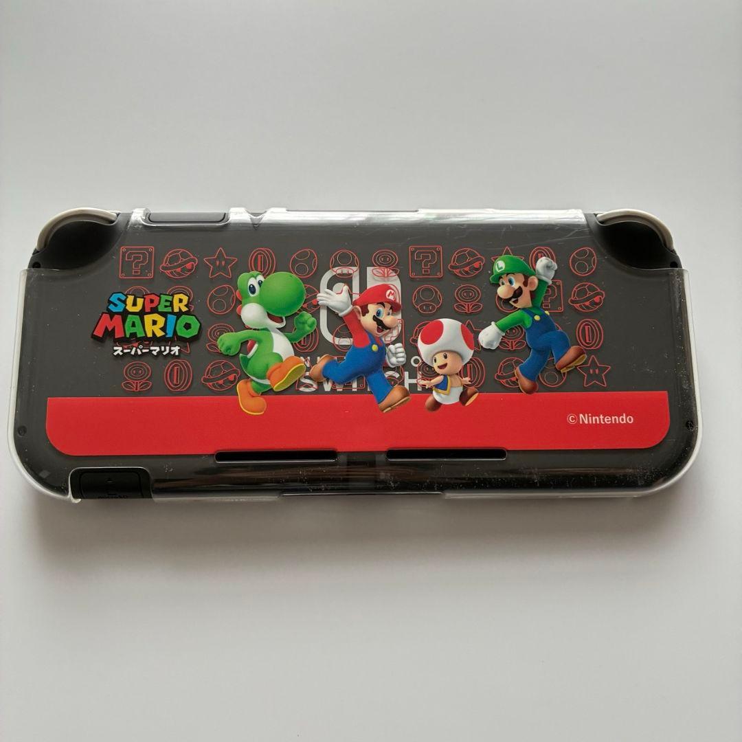 Nintendo Switch Lite 本体 グレー アダプター 保護ケース
