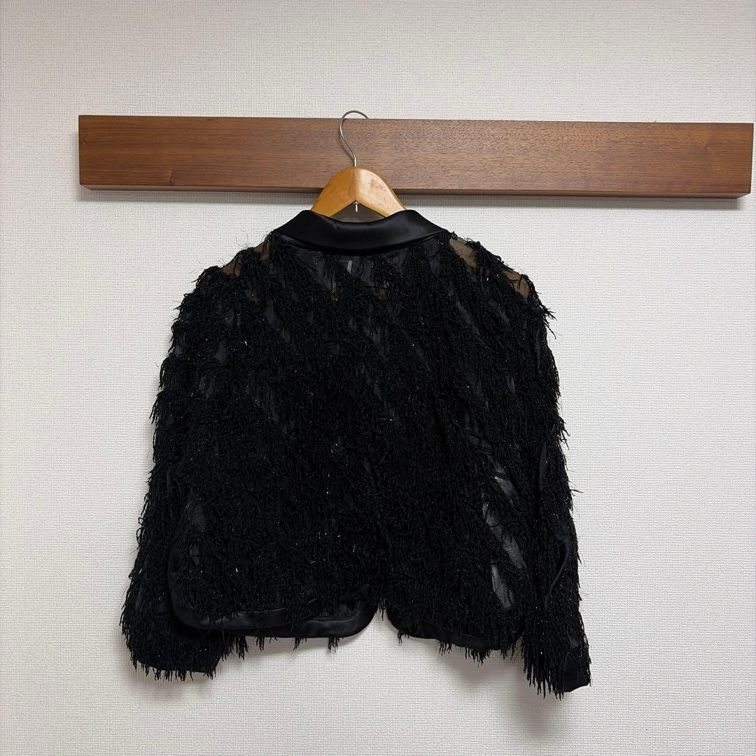GIORGIO ARMANI【美品】フリンジジャケット ボレロ《イタリア製》