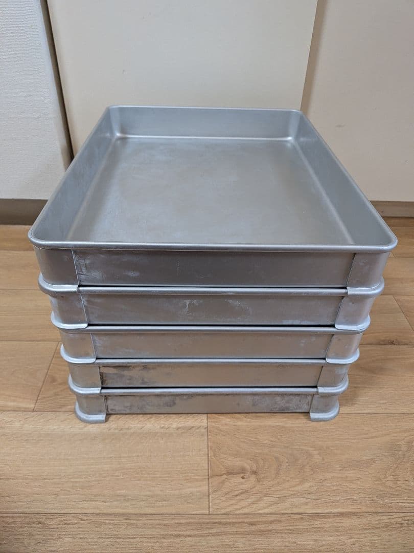 【5枚セット】① アカオ アルミ システムバット 大50 AKAO 餃子バット