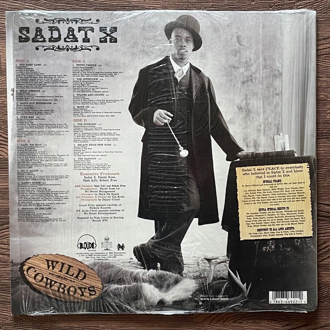 Sadat X – Wild Cowboys レコード　2LP
