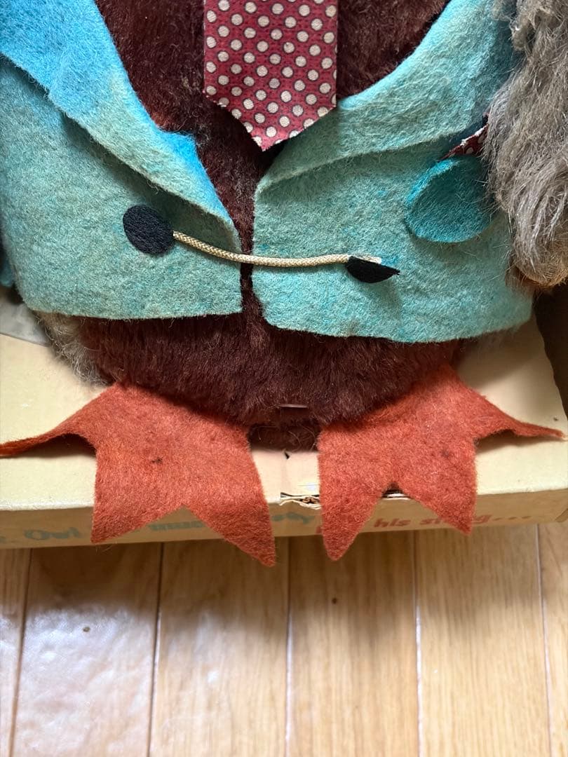 70s Dr. Owl フクロウ カレッジドール2体 ぬいぐるみ 3点セット