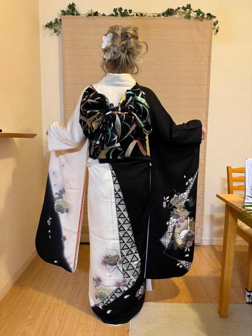 振袖フルセット、正絹振袖、半襟重ね衿、帯揚げ帯締め、西陣袋帯、襦袢、ガード加工