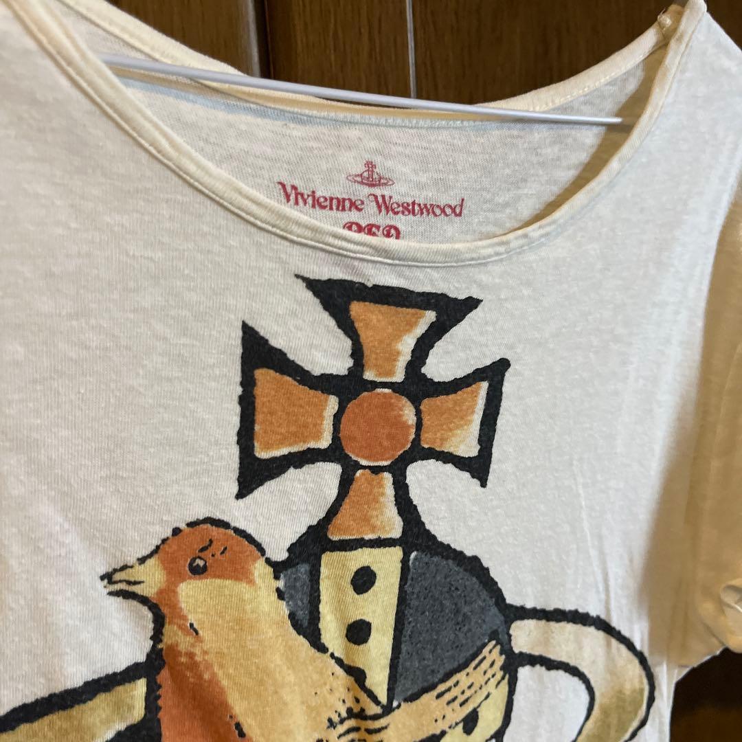 Vivienne Westwood 鳥と惑星デザインTシャツ