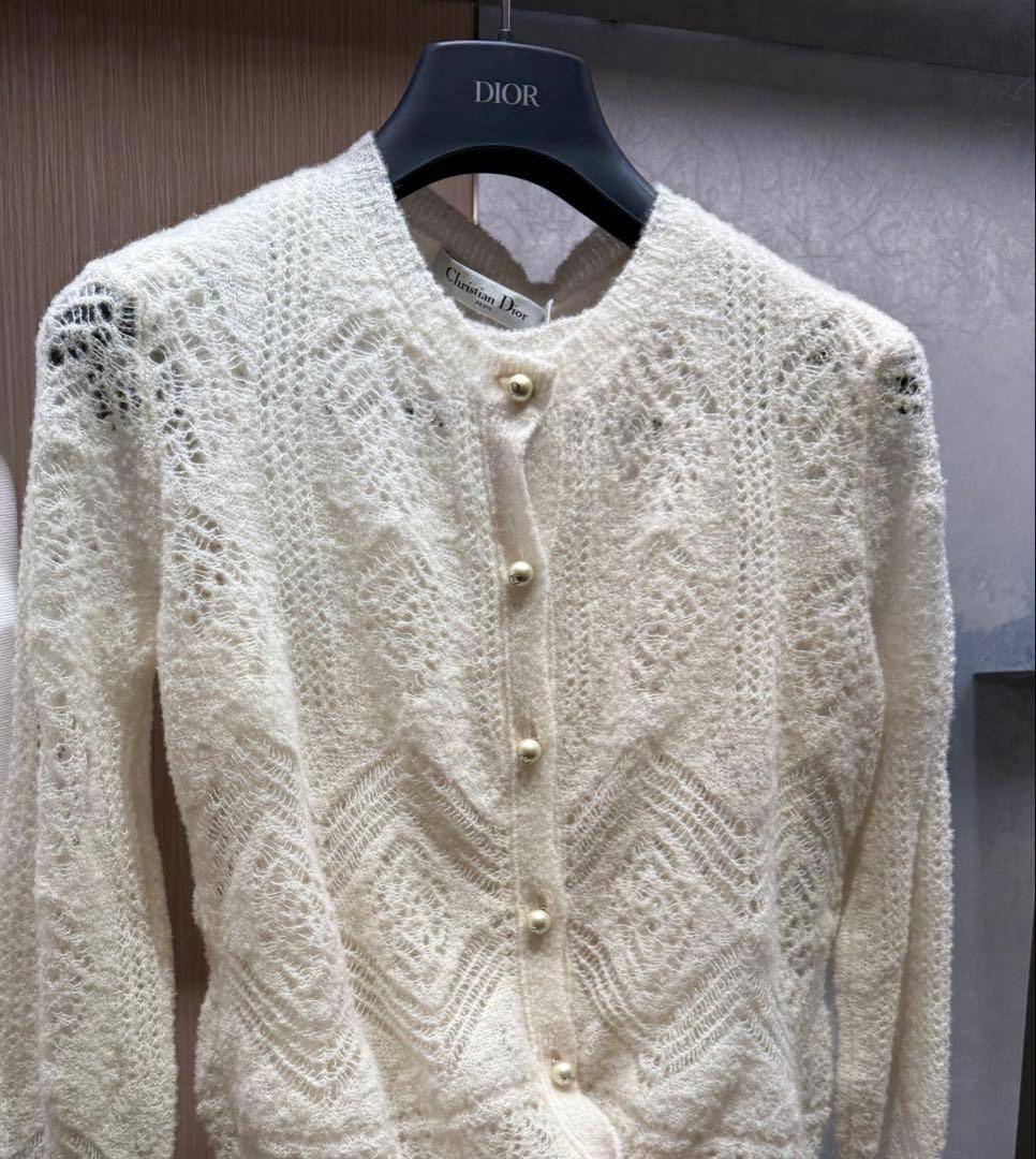 【24hお値下げ中】Dior ツインセット　バージンウール・カシミア・シルク