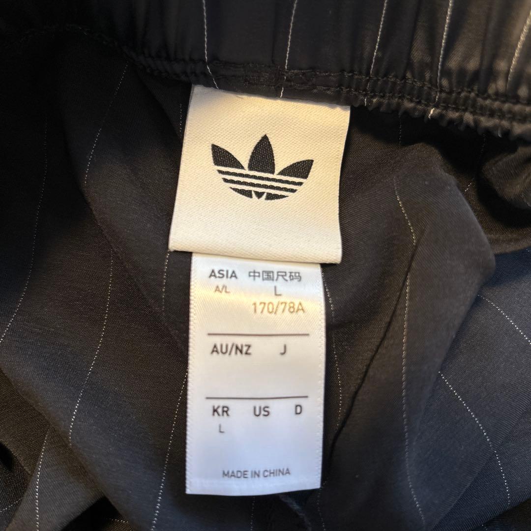 パンツ ADIDAS Pinstripe Satin Wide-leg Pants