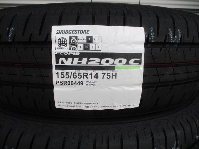 全国送料込み☆新品ブリヂストン　NH200　155/65R14　4本セット