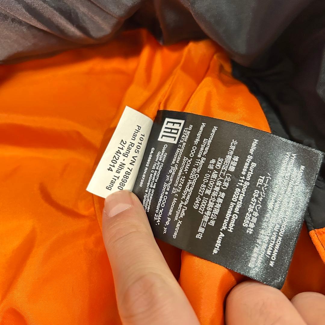 BURTON バートン スノーボード パンツ オレンジ メンズ L