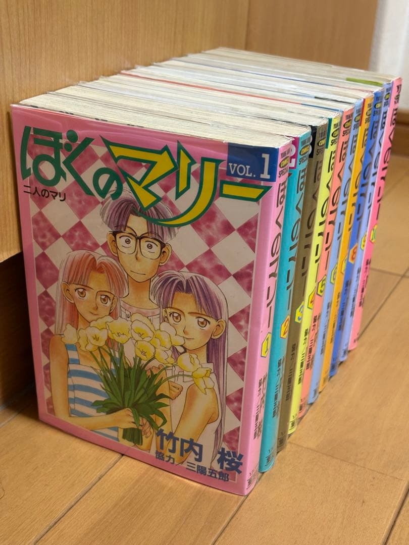 【奇跡の美品/希少】ぼくのマリー 全10巻完結セット 竹内桜 ビニールカバー多数