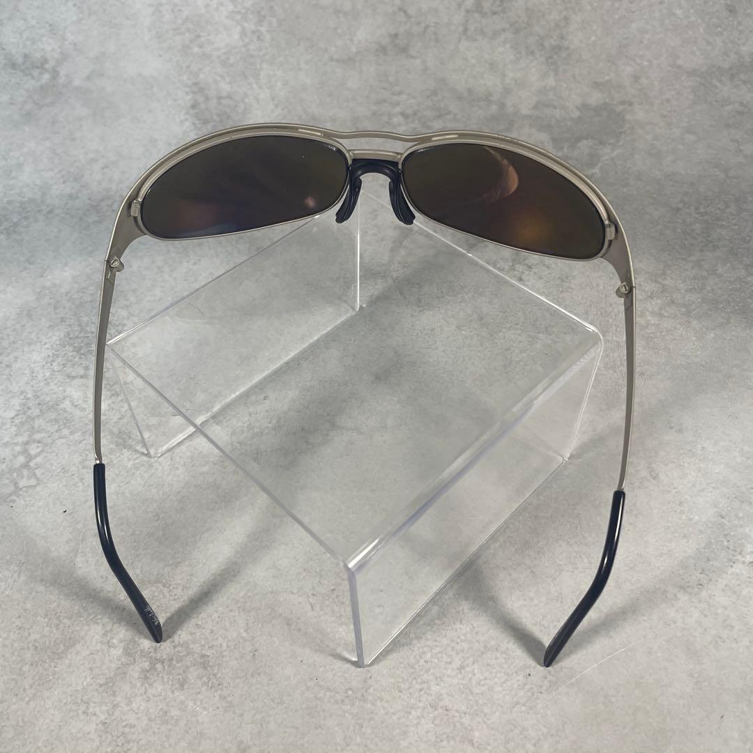 90's Arnette RAVENアーネット シルバー サングラス ケース付き