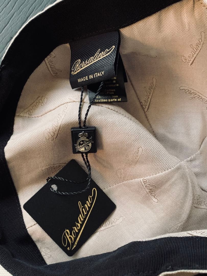 Borsalino 名門が仕立てる、紳士の為の粋なキャップ　イタリア製¥5万程