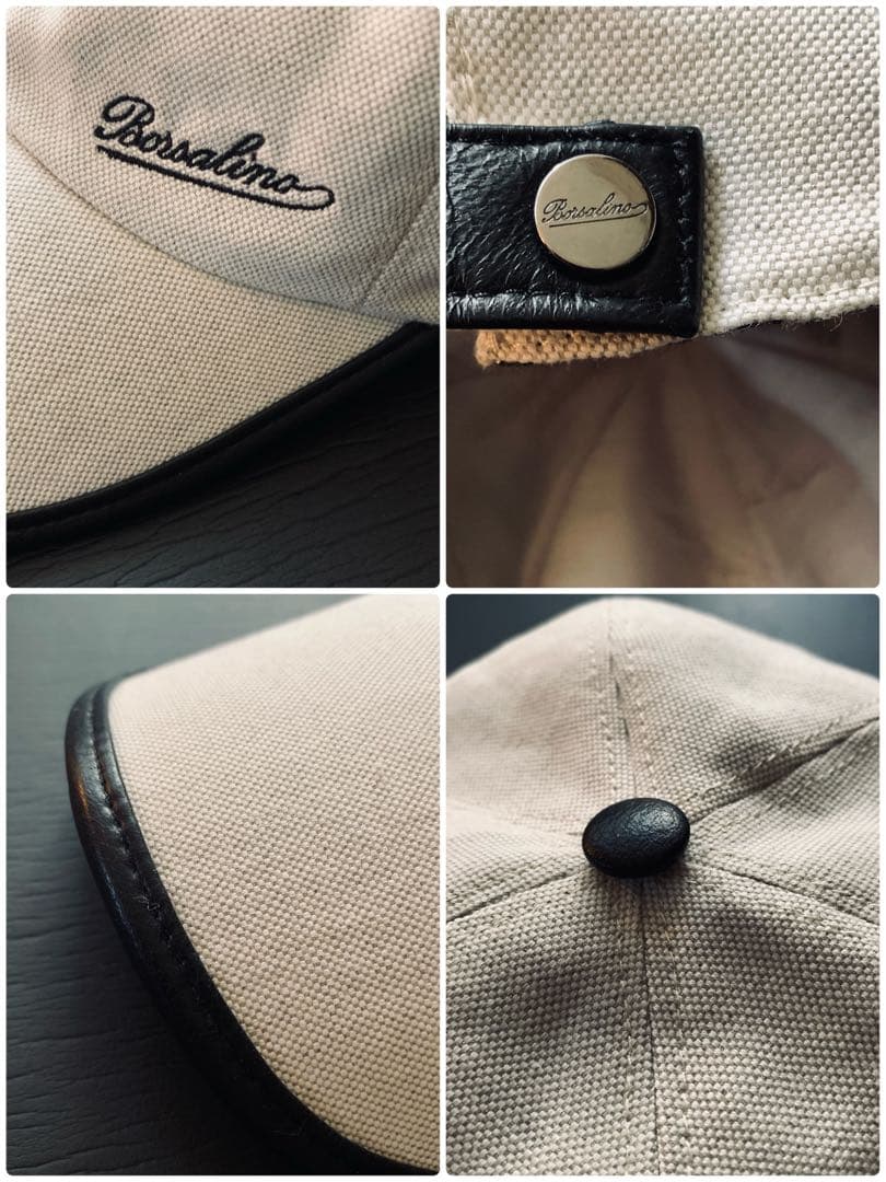 Borsalino 名門が仕立てる、紳士の為の粋なキャップ　イタリア製¥5万程