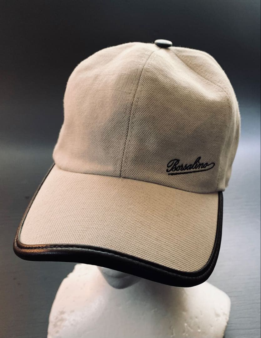Borsalino 名門が仕立てる、紳士の為の粋なキャップ　イタリア製¥5万程