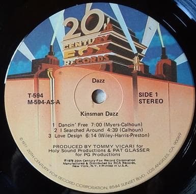 洋楽 KINSMAN DAZZ/DAZZ (US LP)
