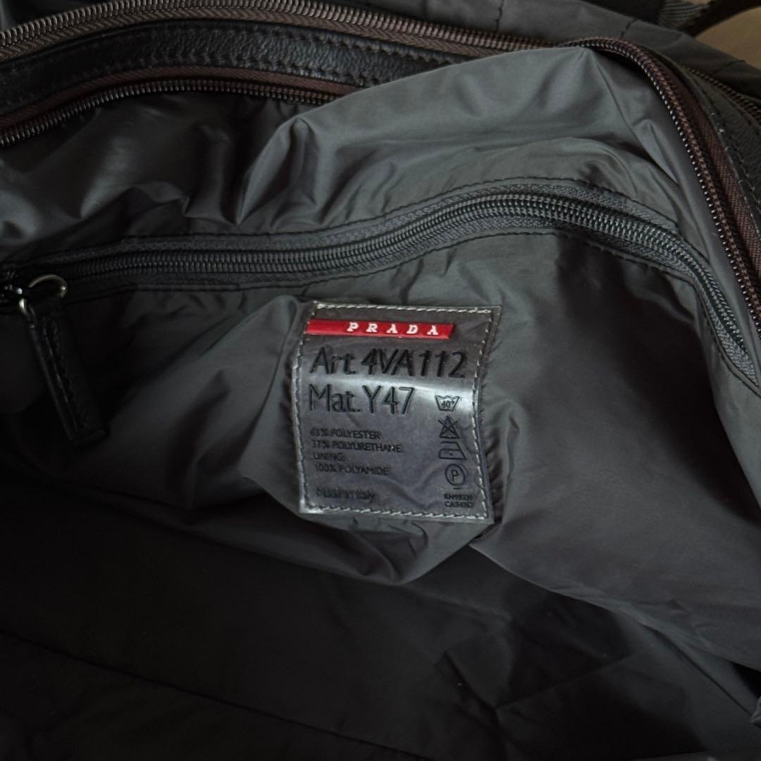 バッグ 98ss PRADA SPORT Nylon Leather BostonBag