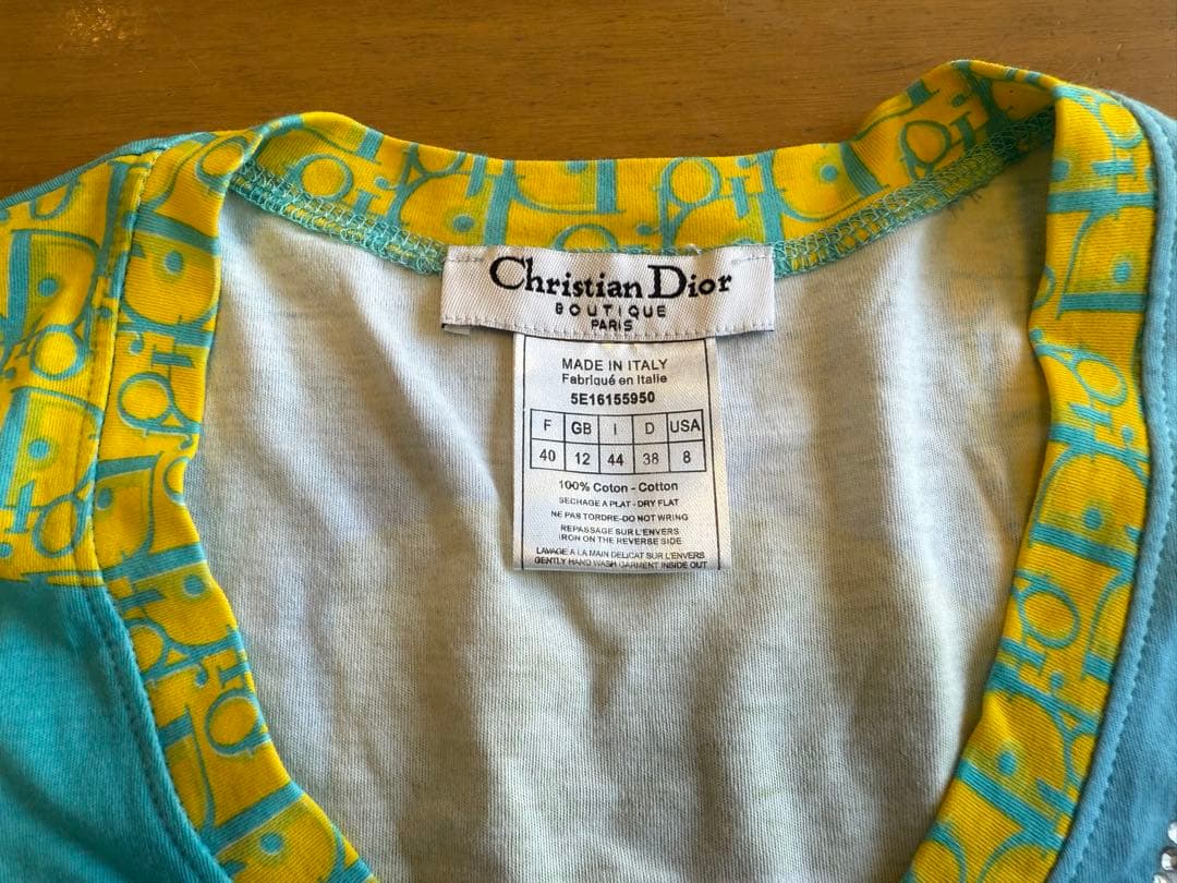 Christian Dior VネックTシャツ ガリアーノ期