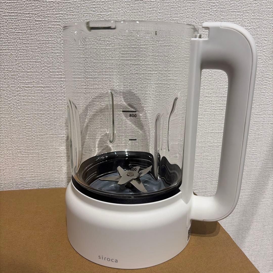 【美品】siroca ヒーター機能付きブレンダー SM-S151